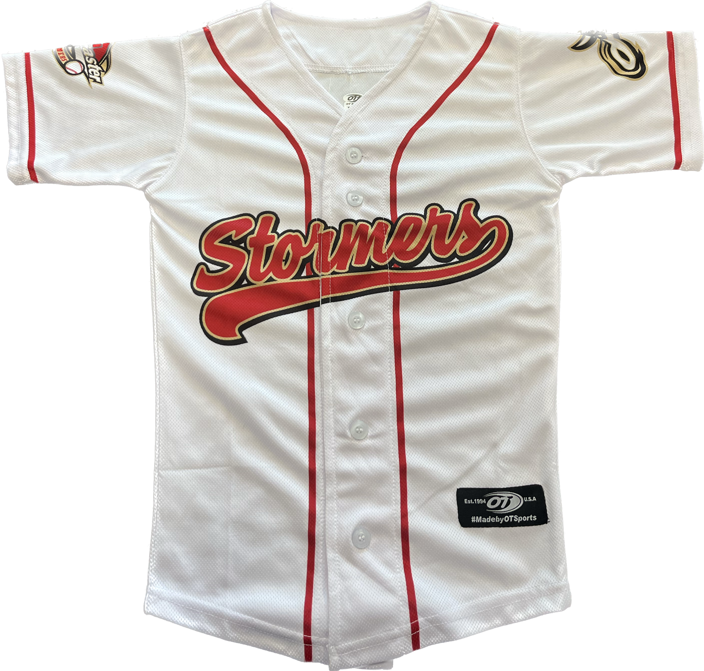 Home Barnstormers Jersey-White  Lancaster Barnstormers Merchandise