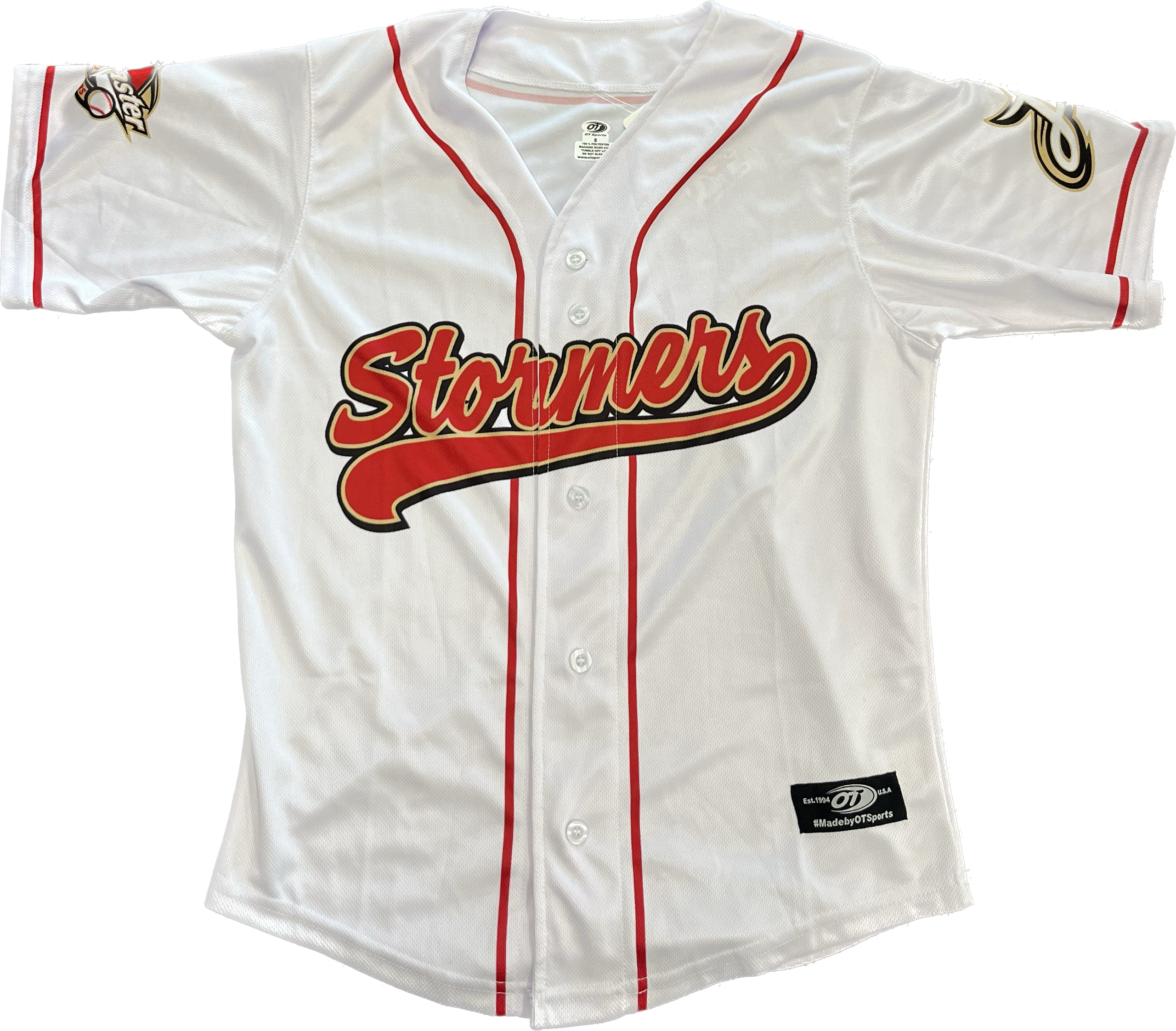 Home Barnstormers Jersey-White  Lancaster Barnstormers Merchandise